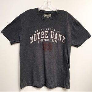E5 Men’s University of Notre Dame Short Sleeve Tee Size Large‎ Fighting Irish